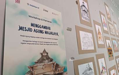 Mengenali Potensi Sejarah Kota Melalui Kegiatan Menggambar Bersama di Majalaya, Kabupaten Bandung
