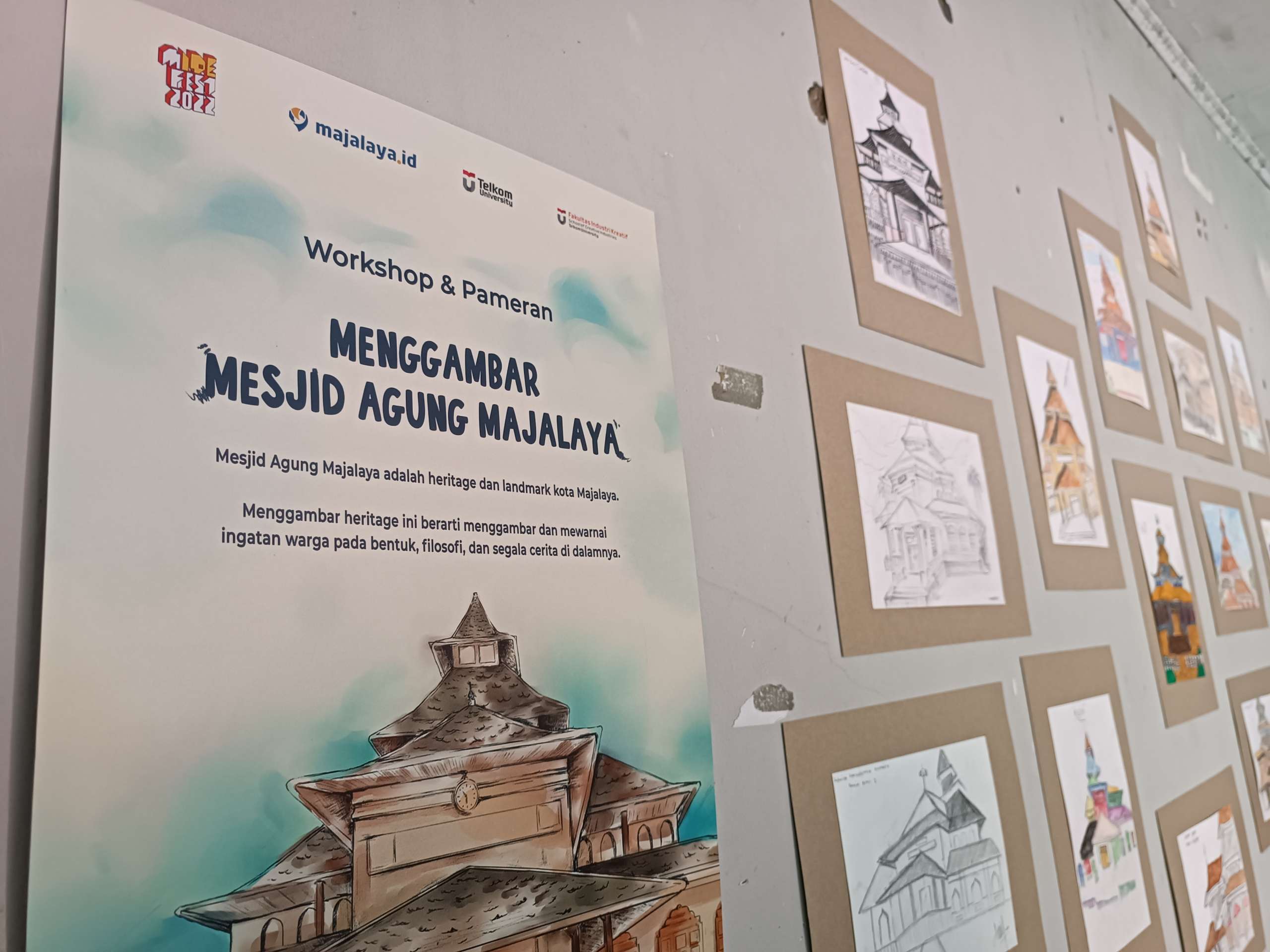 Mengenali Potensi Sejarah Kota Melalui Kegiatan Menggambar Bersama di Majalaya, Kabupaten Bandung