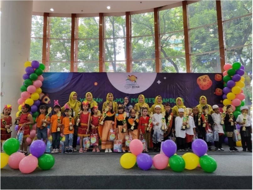 Pendampingan Acara Pentas Seni Pelepasan Sekolah di Yayasan AN-Nur Kota Bandung