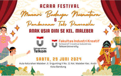 Pendampingan Acara Festival Menari Budaya Nusantara dan Pembacaan Teks Pancasila Anak usia Dini se Kelurahan Maleber