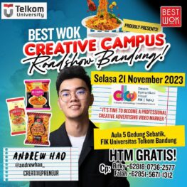 BEST WOK CREATIVE CAMPUS ROADSHOW BANDUNG