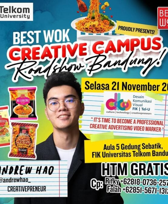 BEST WOK CREATIVE CAMPUS ROADSHOW BANDUNG