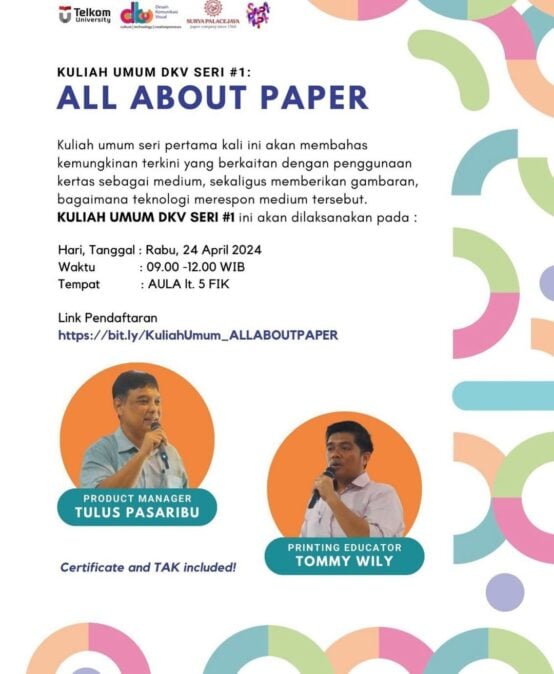 KULIAH UMUM DKV SERI #1: ALL ABOUT PAPER