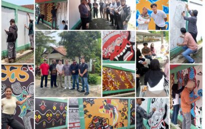TELKOM UNIVERSITY DAN DINAS SOSIAL JAWA BARAT REVITALISASI PPSGHD DENGAN SENTUHAN SENI MURAL MOTIF BATIK NUSANTARA DAN MOTIF BATIK DIFABEL